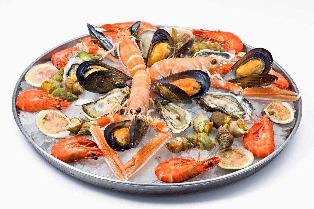 mariscos para la potencia