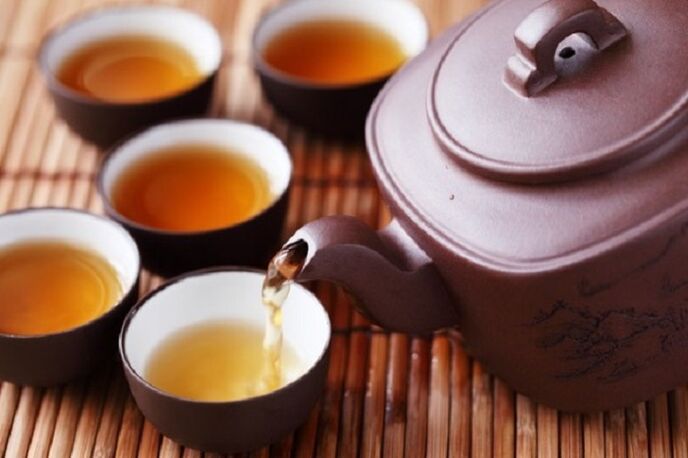 té de hierbas para aumentar la potencia