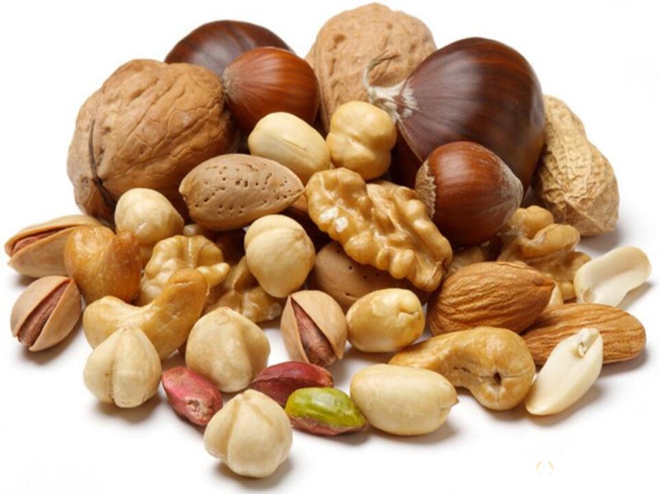 frutos secos para estimular la potencia