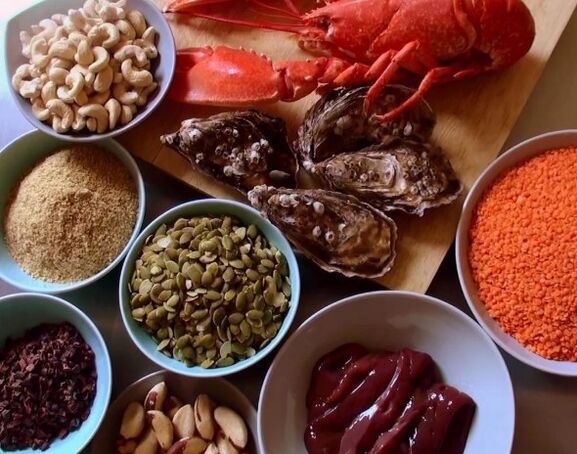 Fuentes alimenticias de zinc